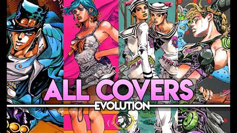 JJBA ALL MANGA COVERS #jojomanga - YouTube