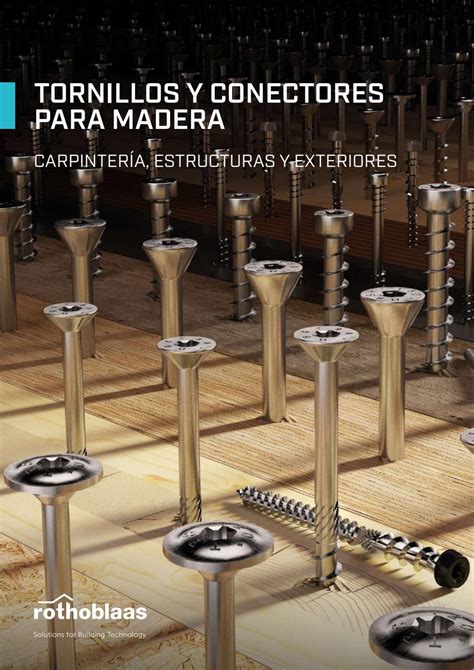 TORNILLOS Y CONECTORES PARA MADERA - ES by Rothoblaas - Issuu