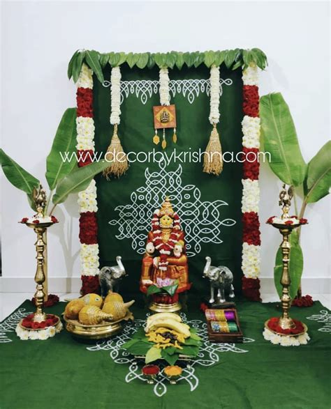 Pin by Manjula reddy on Mandir | Ganapati decoration, Ganpati decoration design, Leaf decor wedding