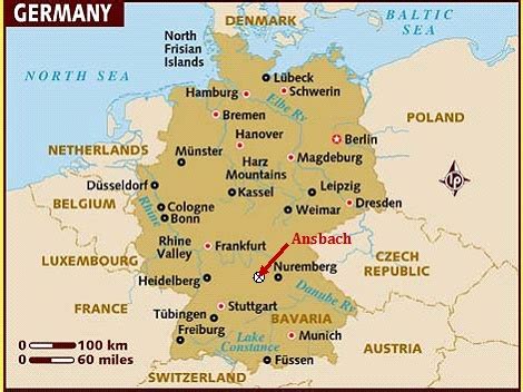 Ansbach Map