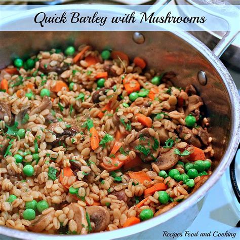 Quick Barley with Mushrooms at Recipes Food and Cooking | Recipe ...