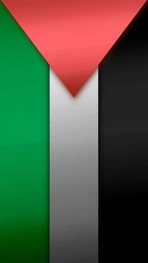 Download Palestine Flag Waving against a Blue Sky | Wallpapers.com