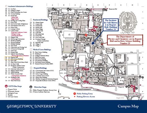 Georgetown University Campus Map Pdf