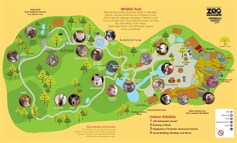 Rosamond Gifford Zoo Map (2023 - 2021) | ThemeParkBrochures.net