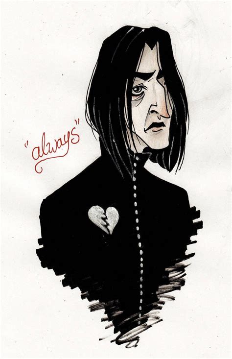 Snape by velapokemon on DeviantArt | Snape fan art, Snape, Harry potter fan art