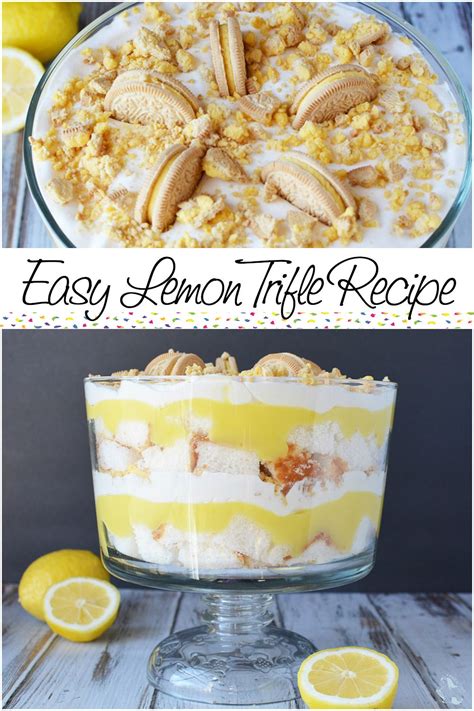 Lemon Trifle Recipe | Recipe | Trifle desserts, Lemon dessert recipes, Trifle recipe