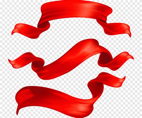 Three red ribbons illustration, Red ribbon, Red Ribbon, ribbon, pretty png | PNGEgg