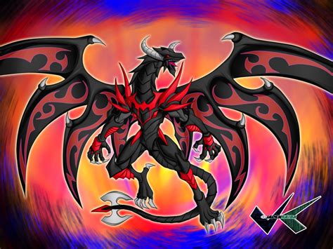 Commission: Red Eyes Hybrid Dragon by jadenkaiba on DeviantArt