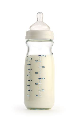 Isolated Baby Bottle With Milk Stock Photo - Download Image Now - iStock