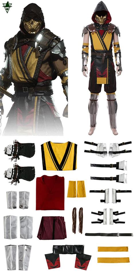 Scorpion Mortal Kombat 11 Armor Pattern Scorpion Mortal Kombat, Mortal ...