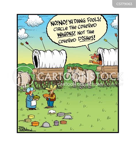 Wagon Train Cartoons and Comics - funny pictures from CartoonStock