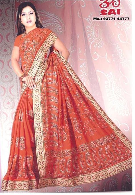 Mirror Work Saree at Best Price in Surat, Gujarat | Kriss Creation