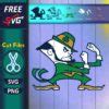Notre dame fighting Irish football logo SVG free - Free SVG files