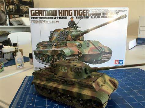 Building the Tamiya King Tiger including Painting and weathering | Tamiya, Plastic model kits ...