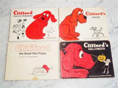 Clifford the Big Red Dog Books by Norman Bidwell Halloween, Tricks ...