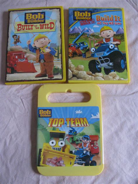 Bob the Builder DVD Lot -- Built to Be Wild Movie, Build It, Top Team ...