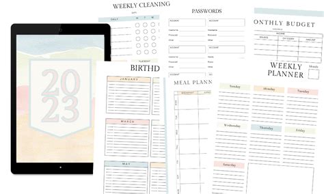 FREE 2023 Planner | Printable free Planner Pdf | Printables Mom