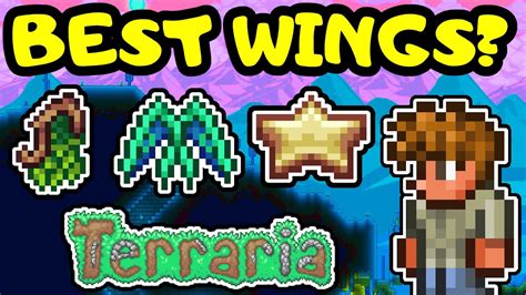 BEST AND EASIEST WINGS! Terraria Wings Guide! Best Wing Progression Guide for Terraria Journey's ...