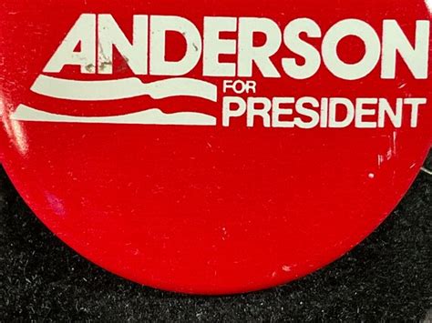 Vintage John Anderson 1980 Campaign for President Ori… - Gem