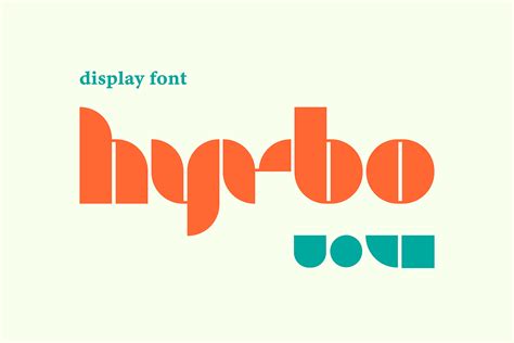 Hyrbo Free Display Font – Free Design Resources