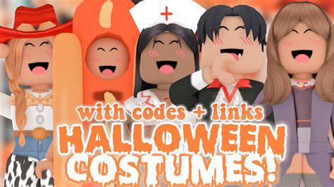 10+ Roblox Halloween Costumes! *WITH CODES + LINKS* - YouTube
