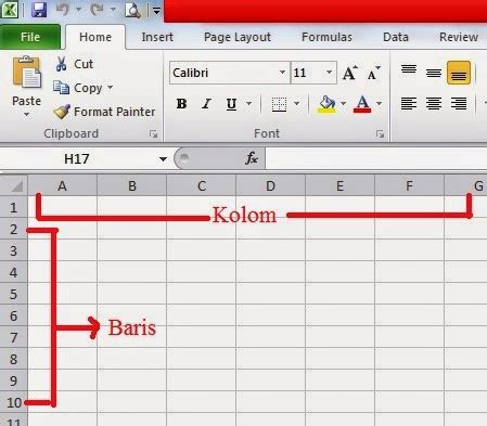 Apa Perbedaan Kolom dan Baris Pada Microsoft Excel? | Katabah Komarudin Tasdik