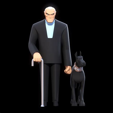 Batman Beyond: old Bruce Wayne and dog - figures for 3d printing, SteelWolf | Batman comic art ...