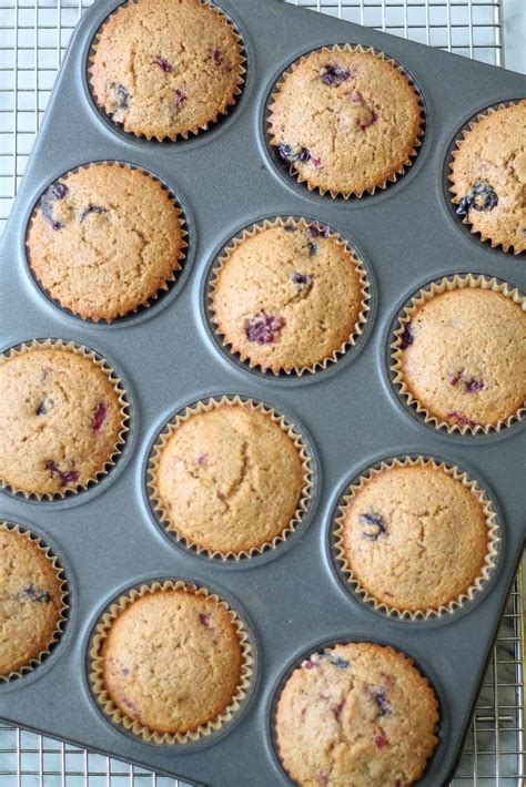 Lemon Berry Spelt Flour Muffins - The Honour System