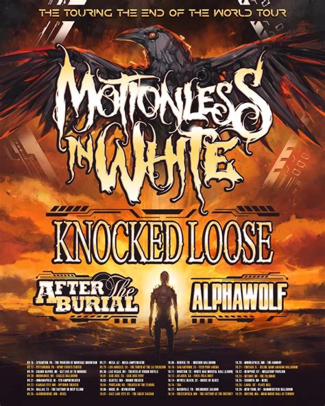 Event Motionless In White - 10/10/2023 - San Antonio - Tech Port Arena ...