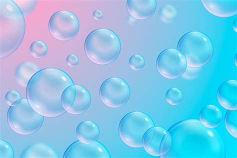 Free Vector | Realistic style soap bubbles background | Bolhas de sabao ...