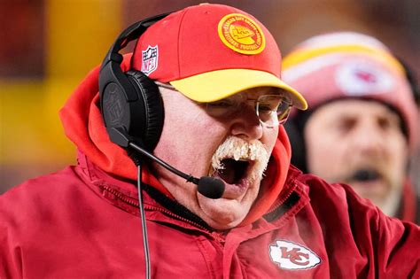 ThePatriotLight - Chiefs coach Andy Reid's mustache had icicles during playoff win