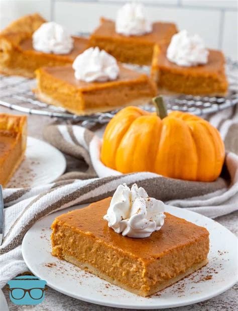 Easy Pumpkin Pie Bars - The Country Cook