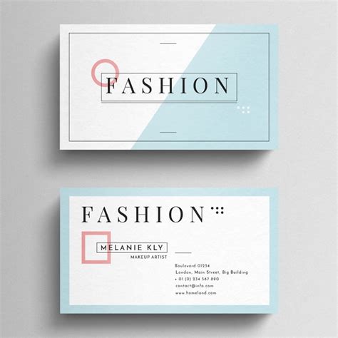 Free PSD | Minimal fashion business card