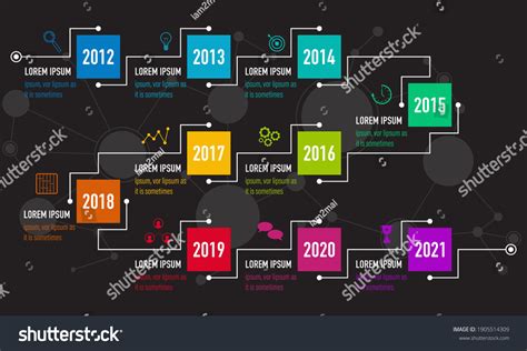 Project Timeline Infographics 10 Years Recap Stock Vector (Royalty Free) 1905514309 | Shutterstock