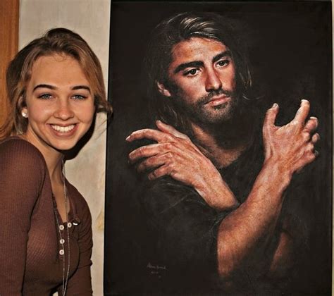 Child Prodigy Arkiane with her painting of Jesus | Art and Photography ...