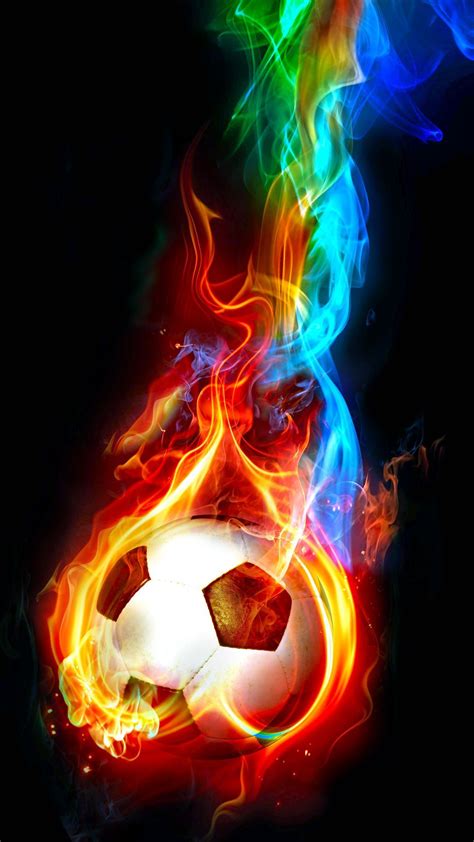Soccer Ball On Fire Wallpapers on WallpaperDog