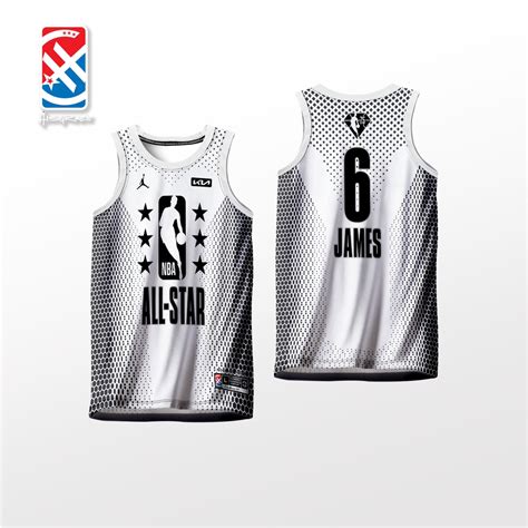 2022 ALL STAR BLACK AND WHITE HG CONCEPT JERSEYS Full Sublimation 3D Vest Summer Basketball ...