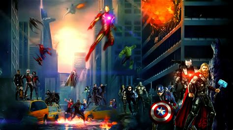 Marvel Cinematic Universe Superhero Artwork Wallpaper, HD Movies 4K ...