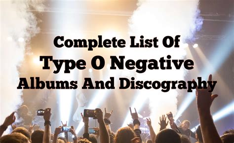 Complete List Of Type O Negative Albums And Discography - ClassicRockHistory.com