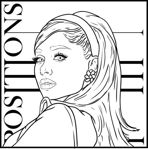 Ariana Grande Coloring Book Amazing Illustrations Of - vrogue.co