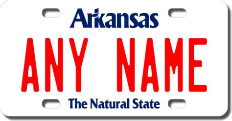 Arkansas Replica State License Plate for Bikes, Bicycles, ATVs, Cart ...