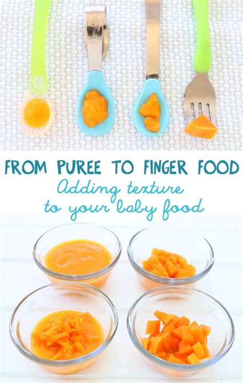 From Puree to Finger Food – How to introduce texture in your baby food ...