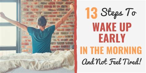 13 Steps to Wake Up Early in the Morning (and not Feel Tired!)