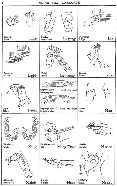 Native American sign language: Illustrated guides to 400 gestures ...