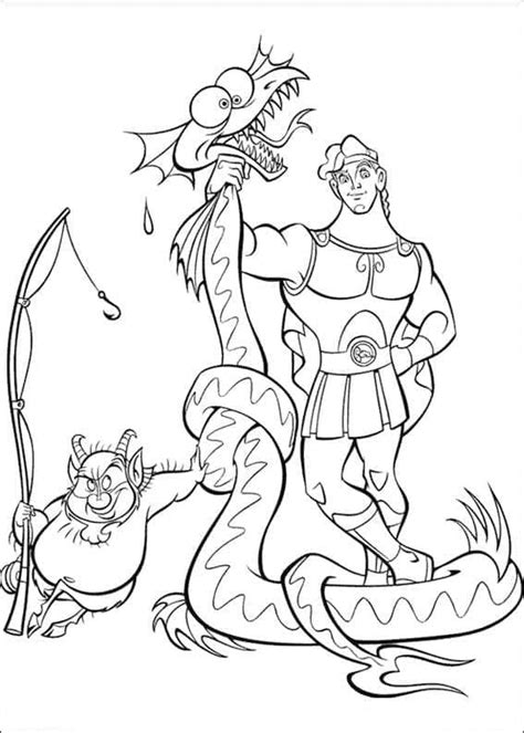 Cool Hercules coloring page - Download, Print or Color Online for Free