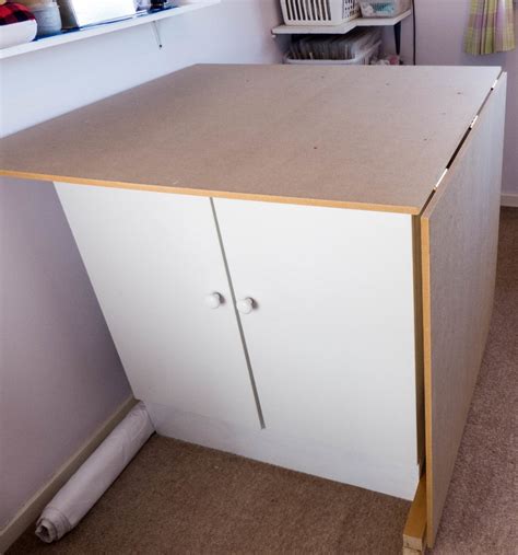 A Bright Corner: DIY Sewing Room Cutting Table IKEA Hack | vlr.eng.br