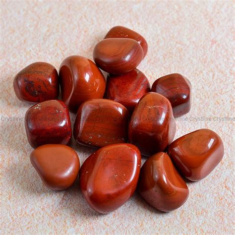 Beautiful Red Jasper Tumbled Stones - Crystline Crystal Products - Buy ...