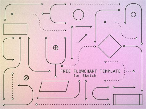 Flowchart Template | free psd | UI Download