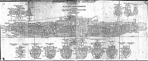 French Submarine SURCOUF as Build 1929 | 3DHISTORY.DE