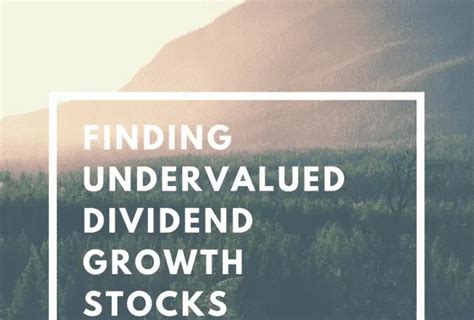 How to Screen for Undervalued Dividend Growth Stocks